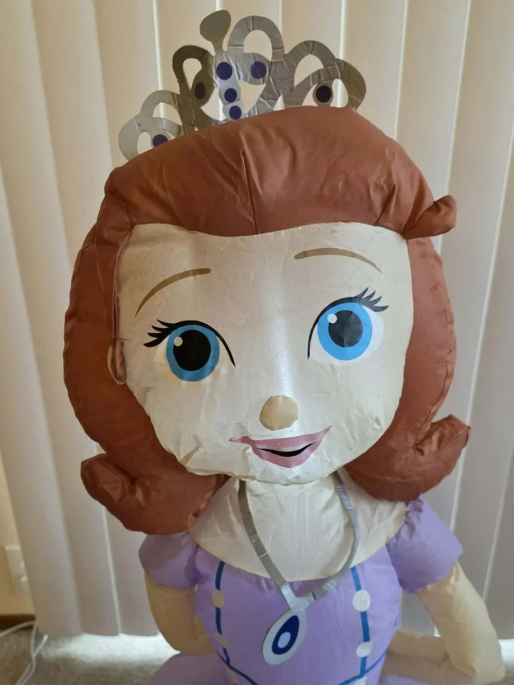 SOFIA THE FIRST AIRBLOWN INFLATABLE DISNEY LIGHT UP 3.5 FT. TALL